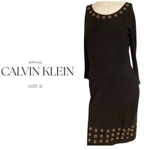 Calvin Klein Grommet Dress Black